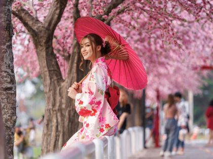 Нежната магия на Япония през април